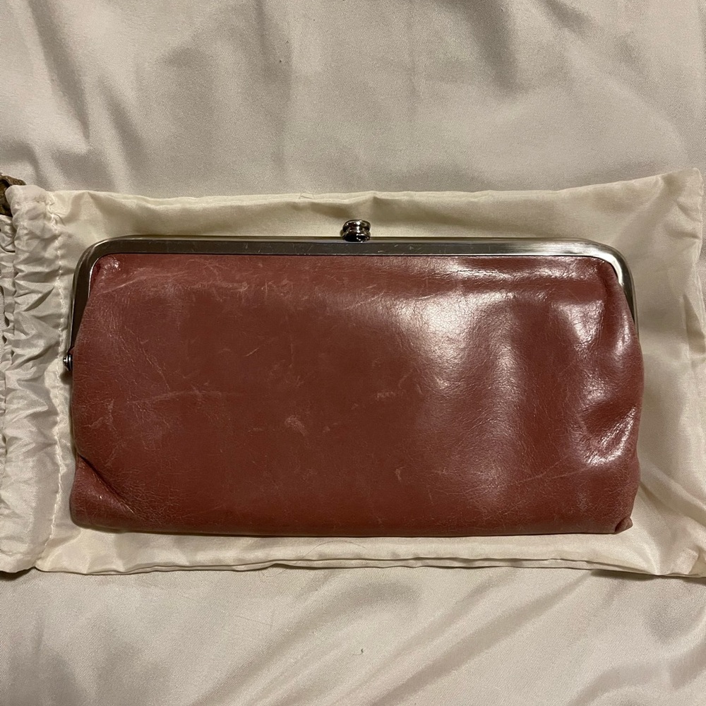 HOBO Lauren Clutch Wallet - Rose Gold